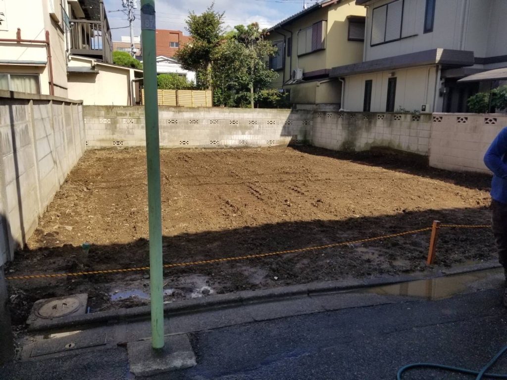 葛飾区　木造二階建て解体工事