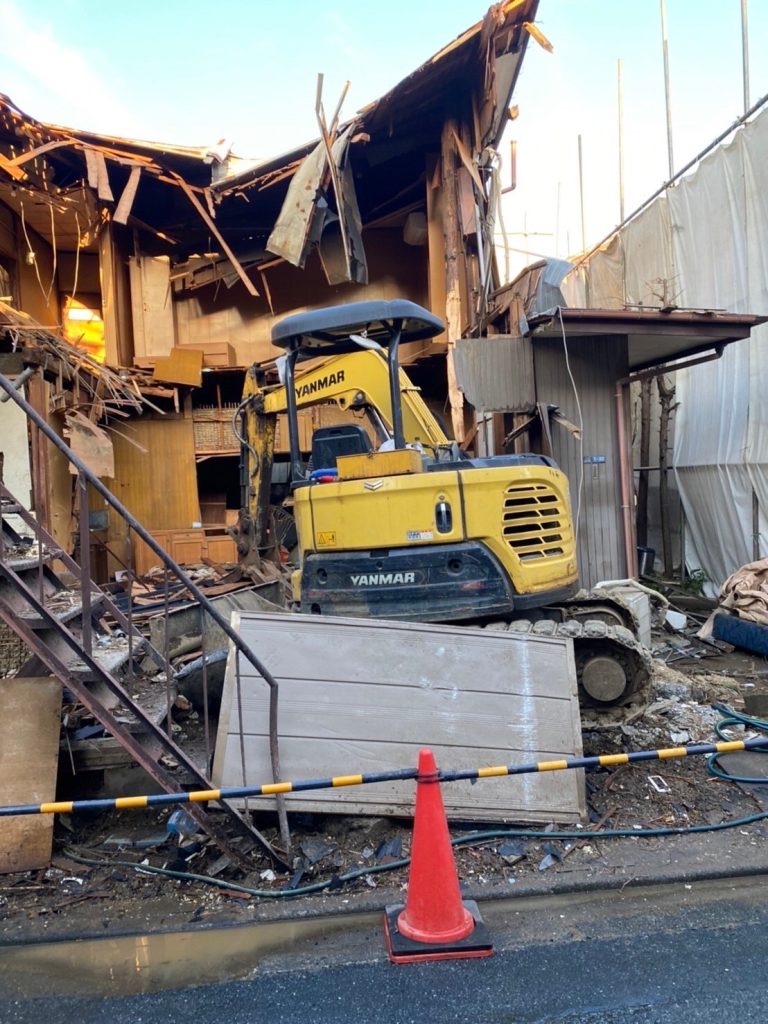 葛飾区　木造二階建て解体工事