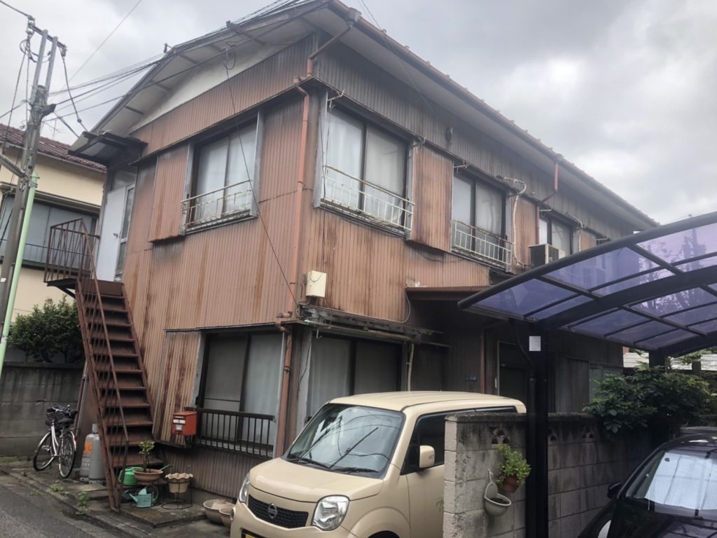 葛飾区　木造二階建て解体工事